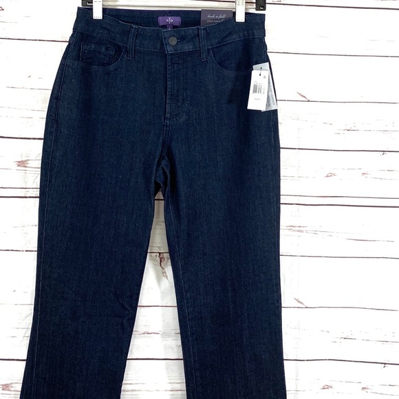 NYDJ Jeans Skinny Dark Enzyme Wash Size 6 - Picture 2 of 9